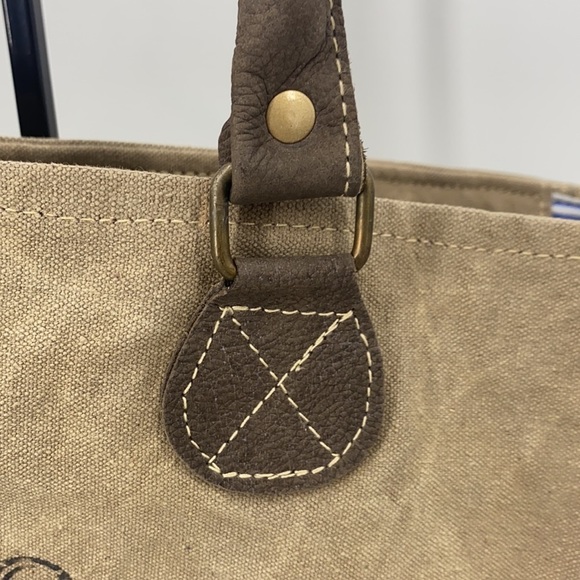 Clea Ray Pret-a-Porter French vintage inspired duffle bag.  NWT. 16”x14”x7” tote - Picture 6 of 10